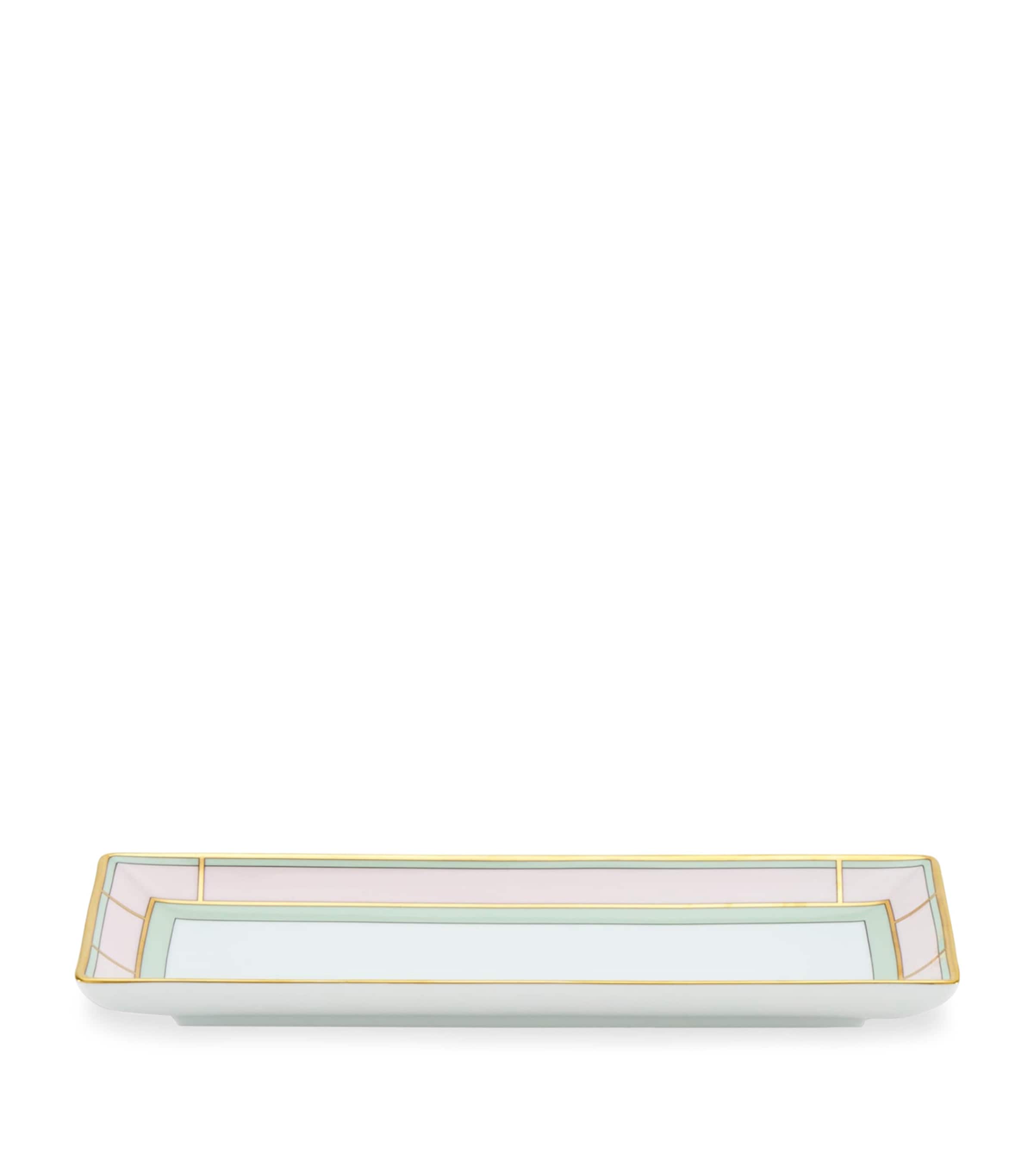 GINORI 1735 Porcelain Colonna Diva Rectangular Change Tray 28cm, UK version