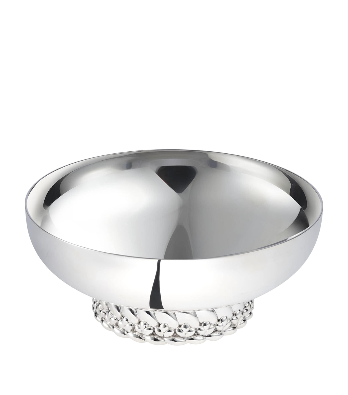 Christofle silver-plated Babylone bowl 17cm - British product