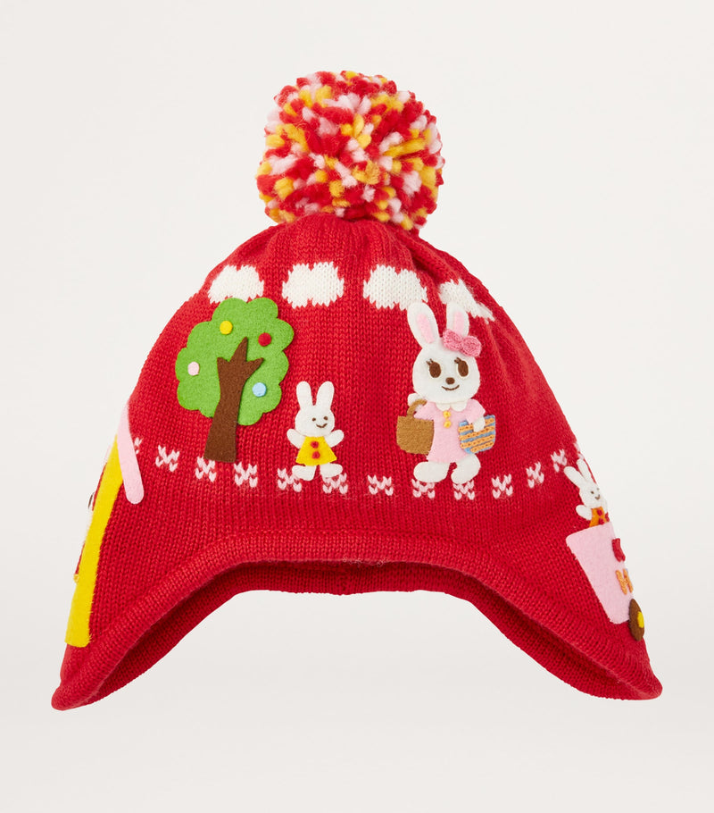 Miki House Wool-Blend Usako hat, imported from the UK
