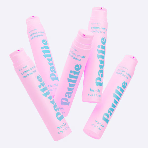 Hismile cotton candy toothpaste pink tube, UK version