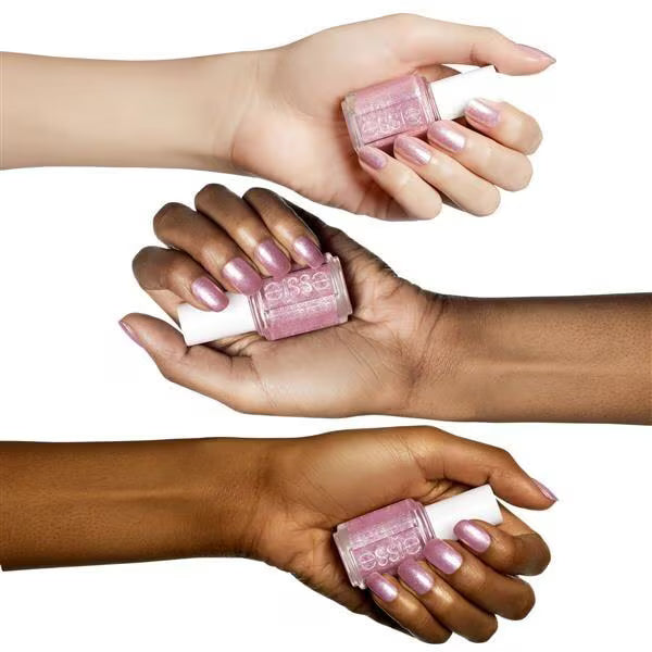 Essie nail polish Gold Pink Glitter Birthday Girl - British product