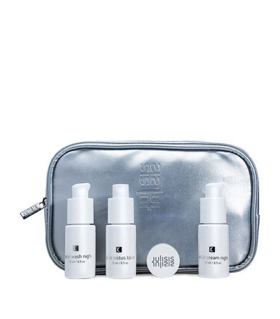 julisis Silver Night Travel Gift Set Skincare Travel Set