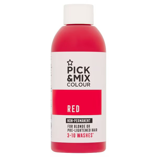 Superdrug hair dye semi permanent red 125 ml (British brand)