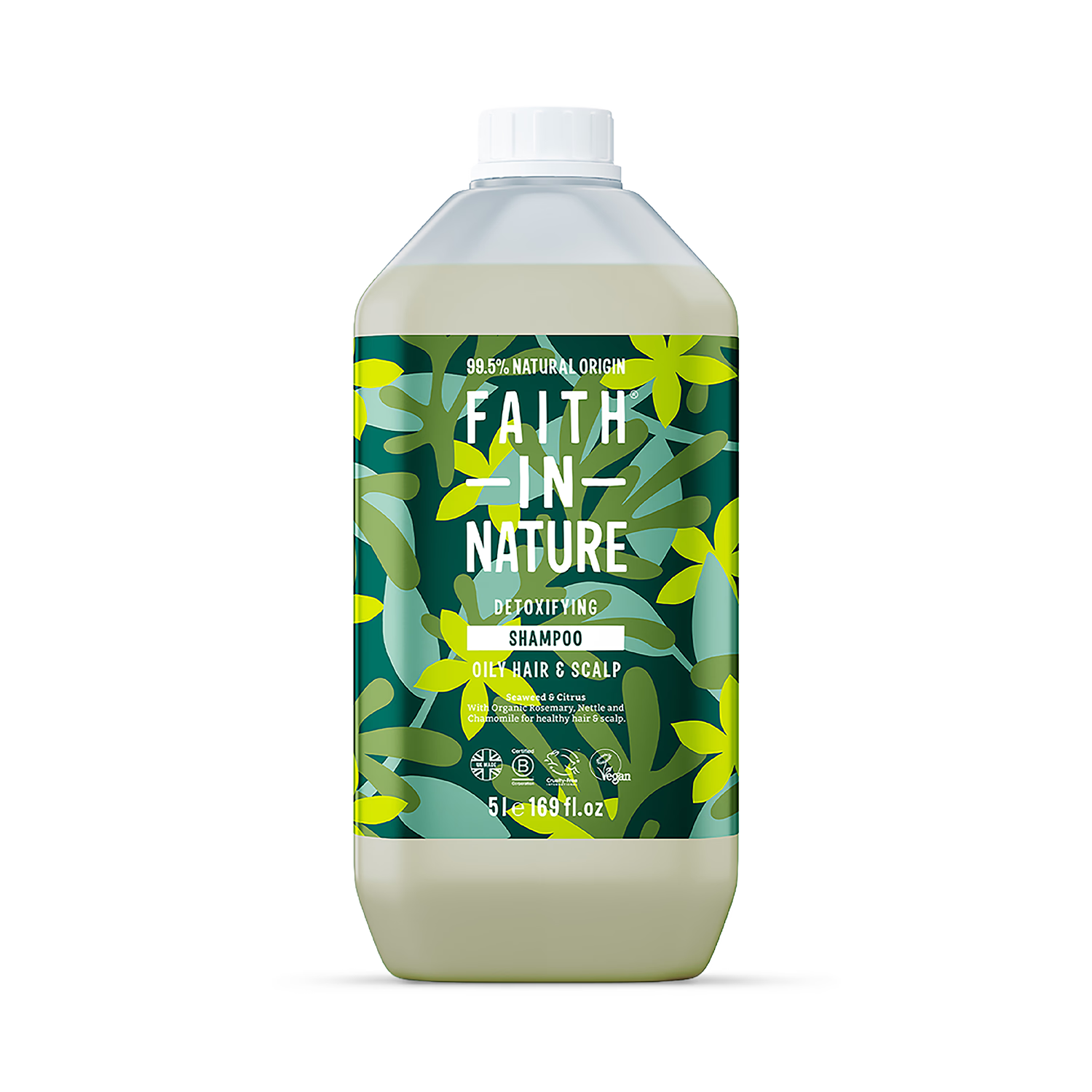 Faith In Nature shampoo Seaweed & Citrus 5L - British product