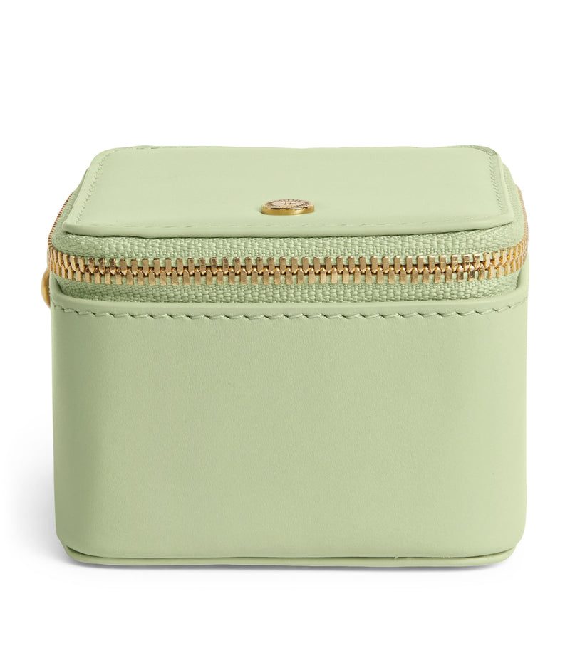 Harrods pebbled leather trinket box, UK version