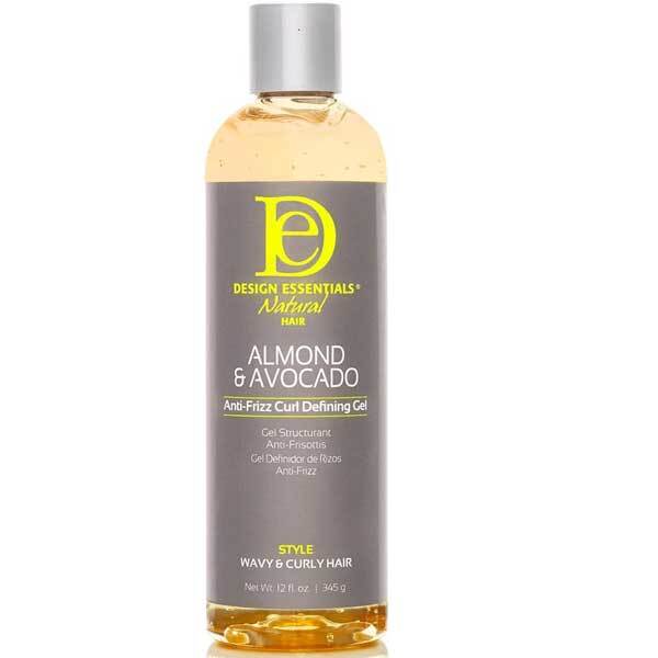 Design Essentials Almond and Avocado Anti Frizz Curl Gel - British product