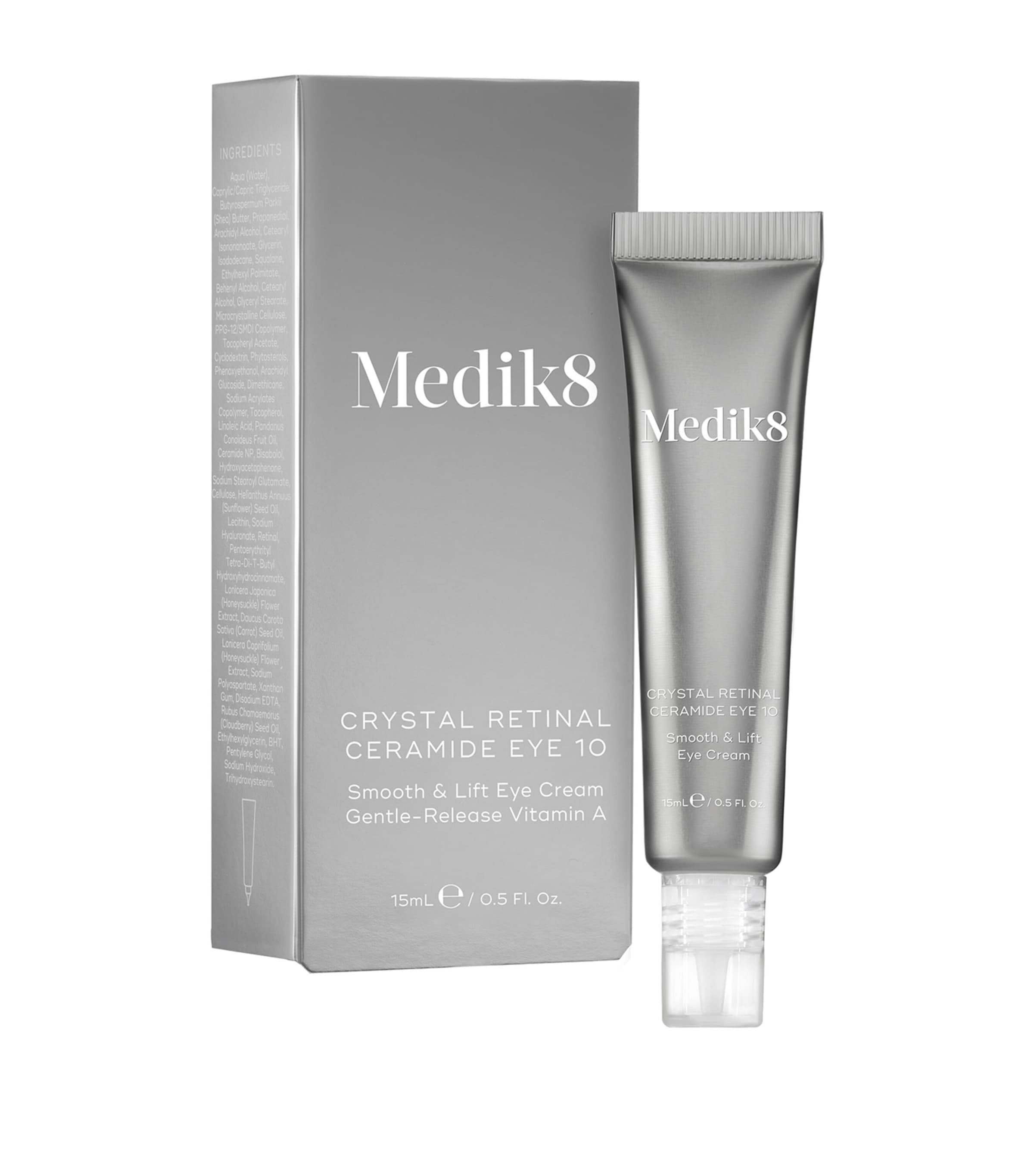 Medik8 Crystal Retinal Ceramide 10 eye cream 15ml, imported from the UK