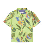 Roberto Cavalli kids tropical print shirt for 4-14 years, imported from the UK