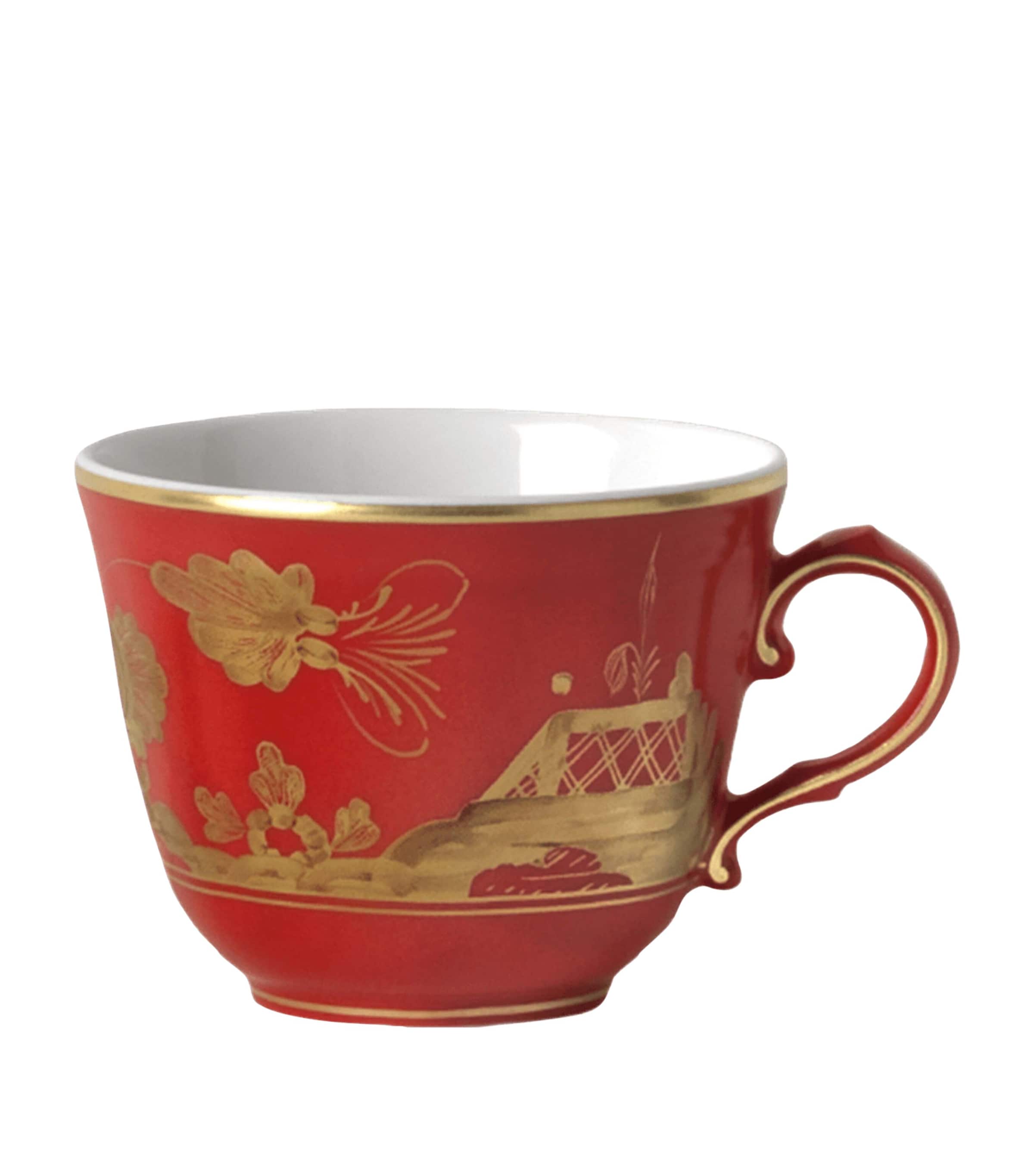 GINORI 1735 Oriente Italiano Rubrum coffee cup, UK version