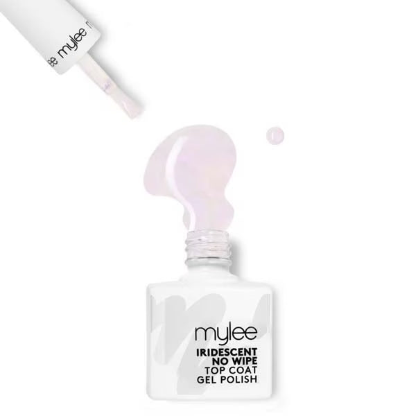 Mylee Gel Polish Top Coat Iridescent 10ml, imported from the UK