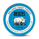 Reuzel Blue Strong Hold Pomade For High Shine Look, Vanilla Scent 95g