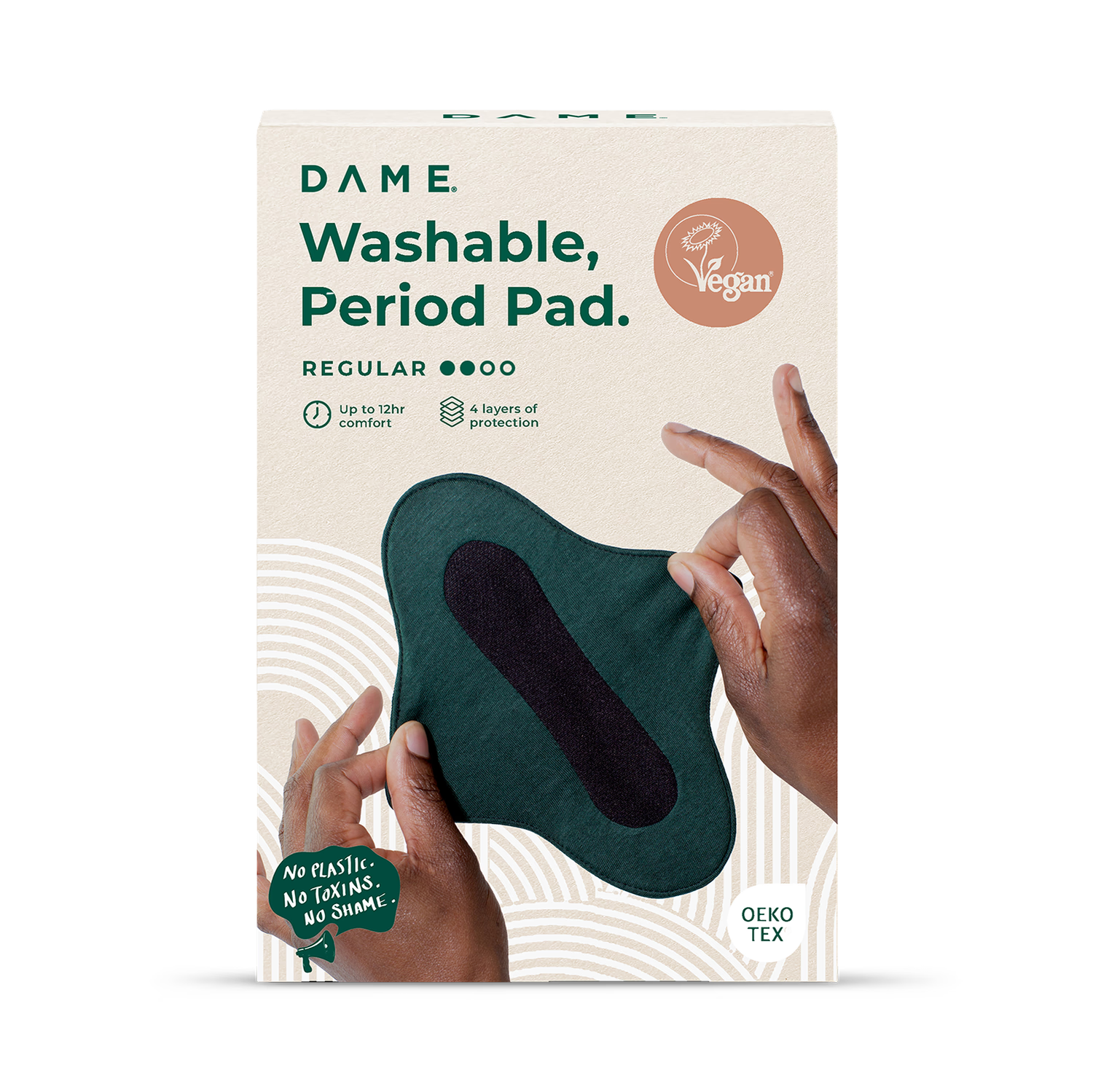 DAME Regular Washable Period Pad - British product