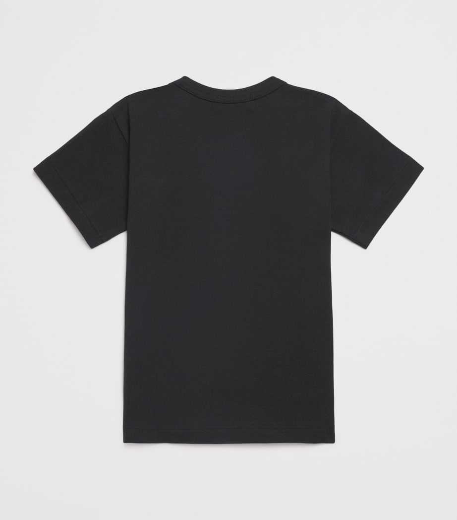 Comme Des Garçons cotton heart logo T-shirt for kids 2-6 years - British product