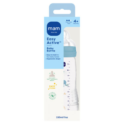 MAM baby bottle 4+ months 330ml, imported from the UK