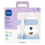 MAM Easy Start anti-colic baby bottle 0+ months 2x160ml, imported from the UK