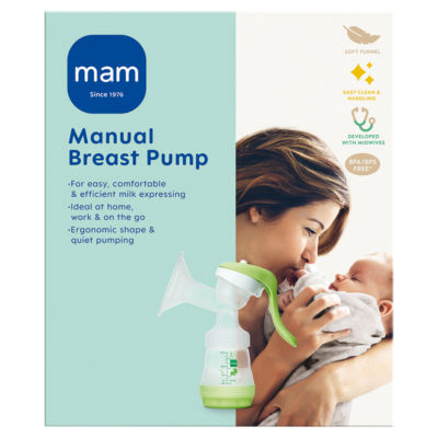 MAM manual breast pump ergonomic model imported from the UK