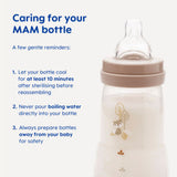 MAM anti-colic baby bottle for newborns 130ml, imported from the UK