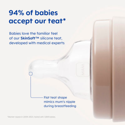 MAM Easy Start anti-colic baby bottle 260ml, imported from the UK