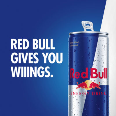 Red Bull energy drink 355ml can, imported from the UK