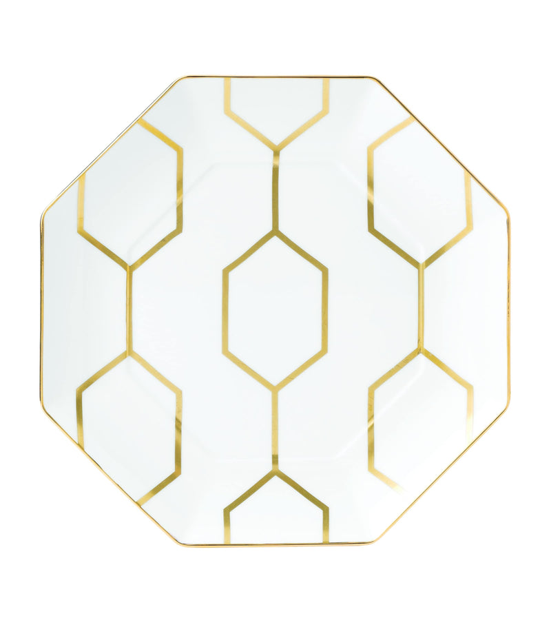Wedgwood Gio Gold octagonal plate 23cm (British brand)