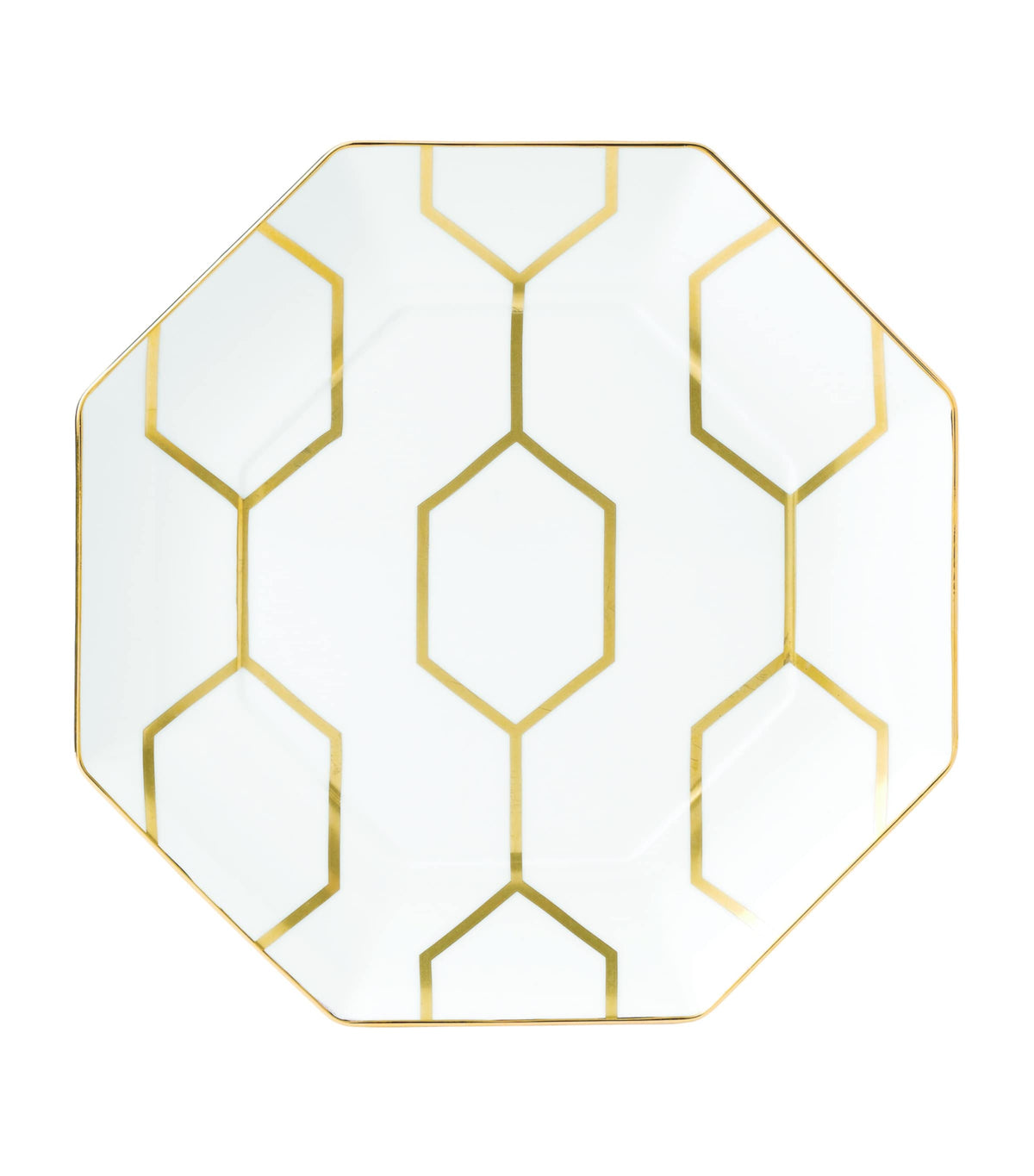 Wedgwood Gio Gold octagonal plate 23cm (British brand)