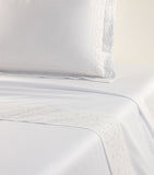 Yves Delorme Festons Super King Flat Sheet 270cm x 295cm (British brand)