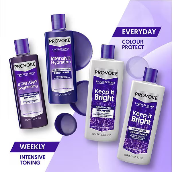 Provoke Touch of Silver shampoo 400ml, imported from the UK