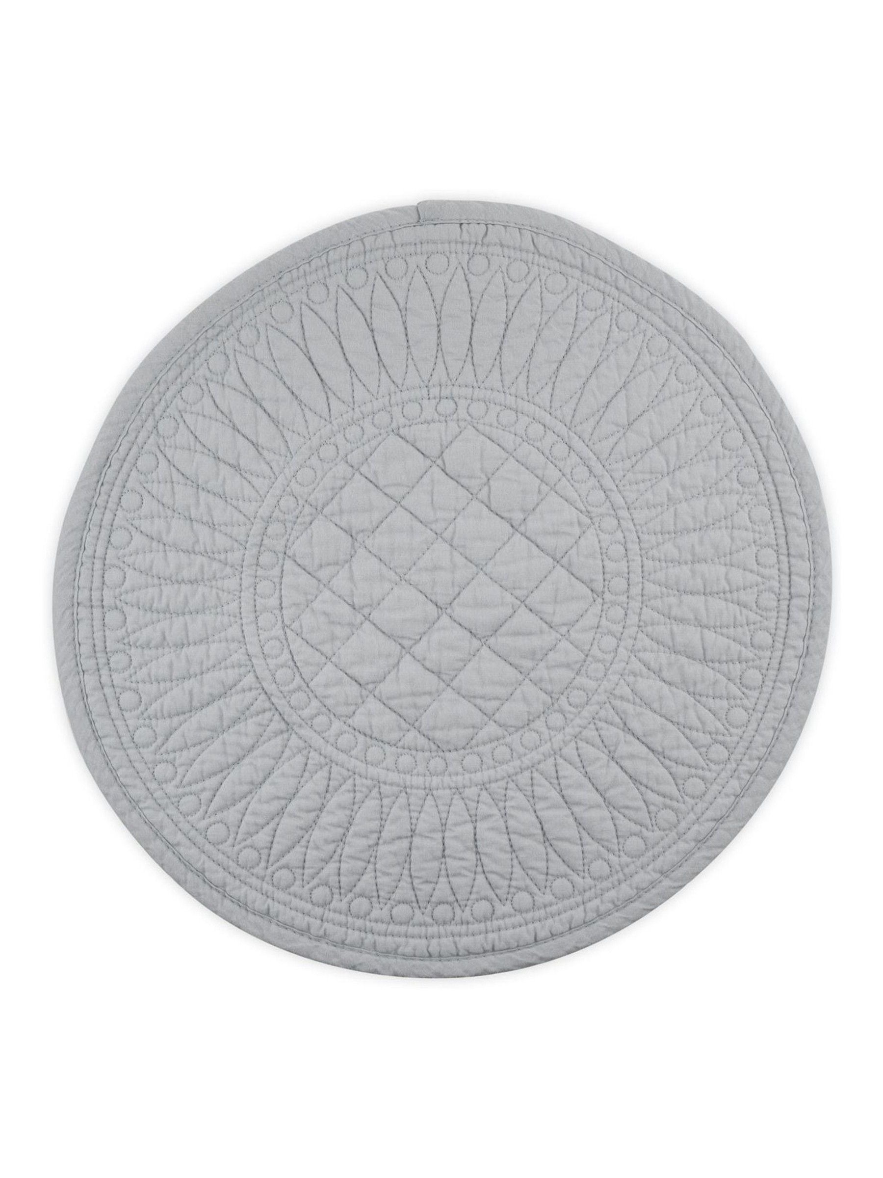Mary Berry Grey Signature Cotton placemat 32.5cm, imported from the UK