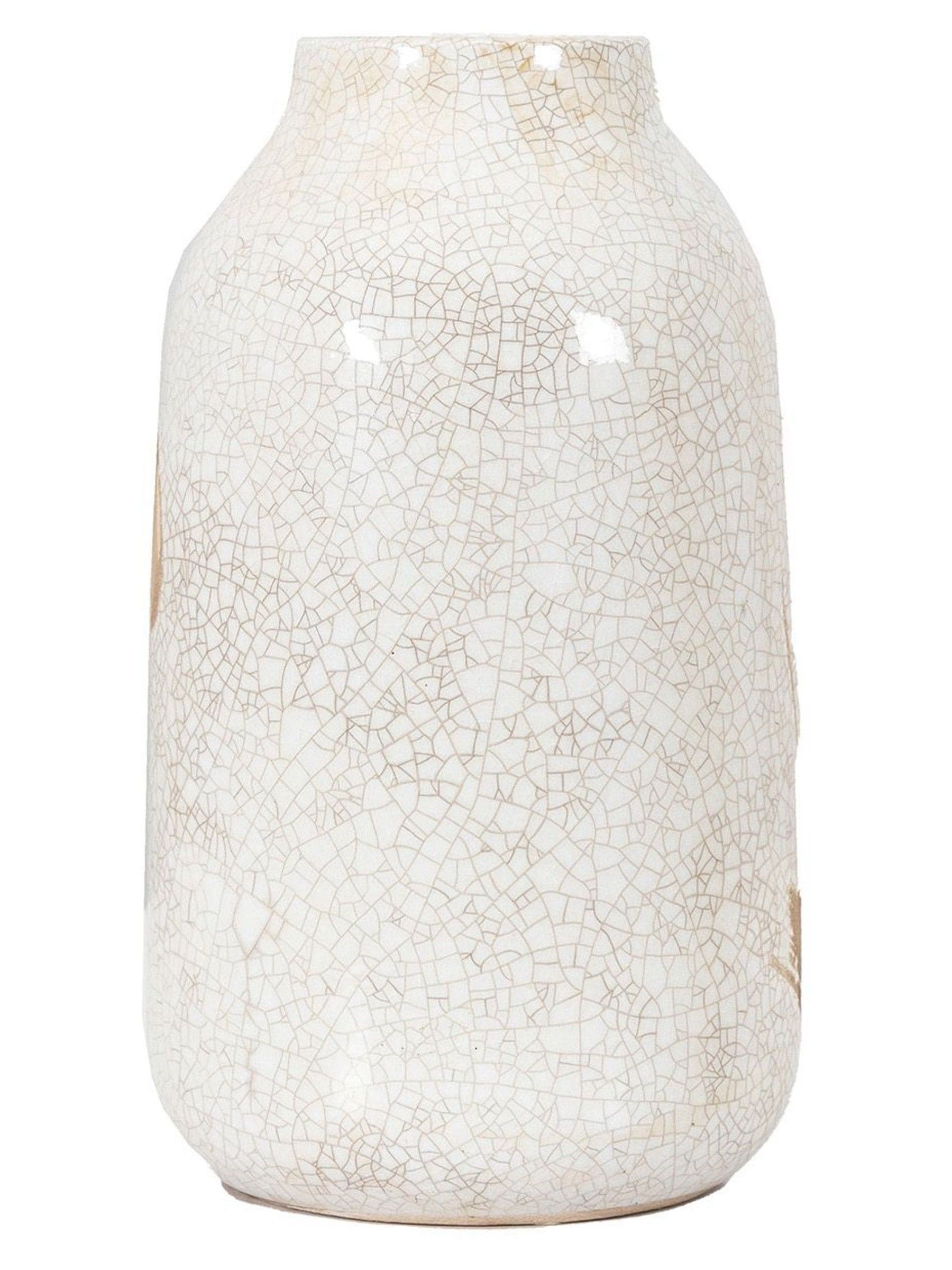 Gallery Home brown reactive taft small vase, UK version
