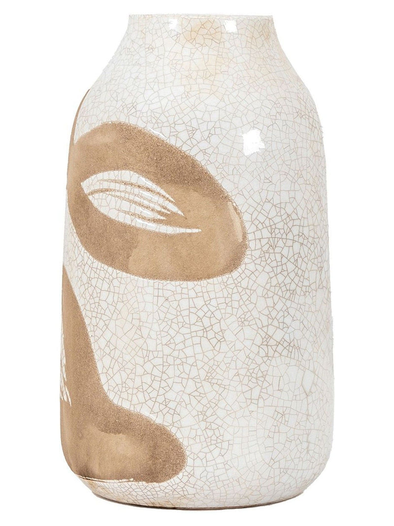 Gallery Home brown reactive taft small vase, UK version