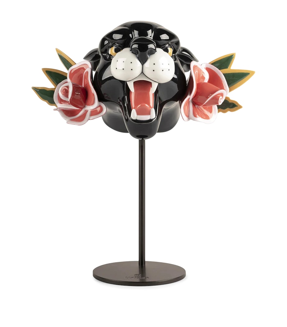 Lladró porcelain wild panther figurine, UK version