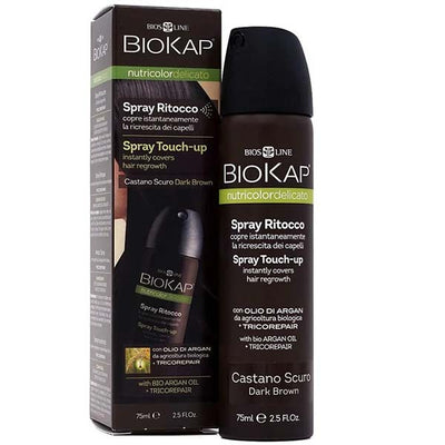 BioKap Root Touch Up Spray Dark Brown Hair Cover 75 ml