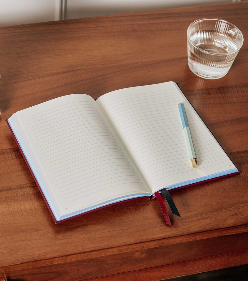 Papier Leather Plot Twist Lined Notebook