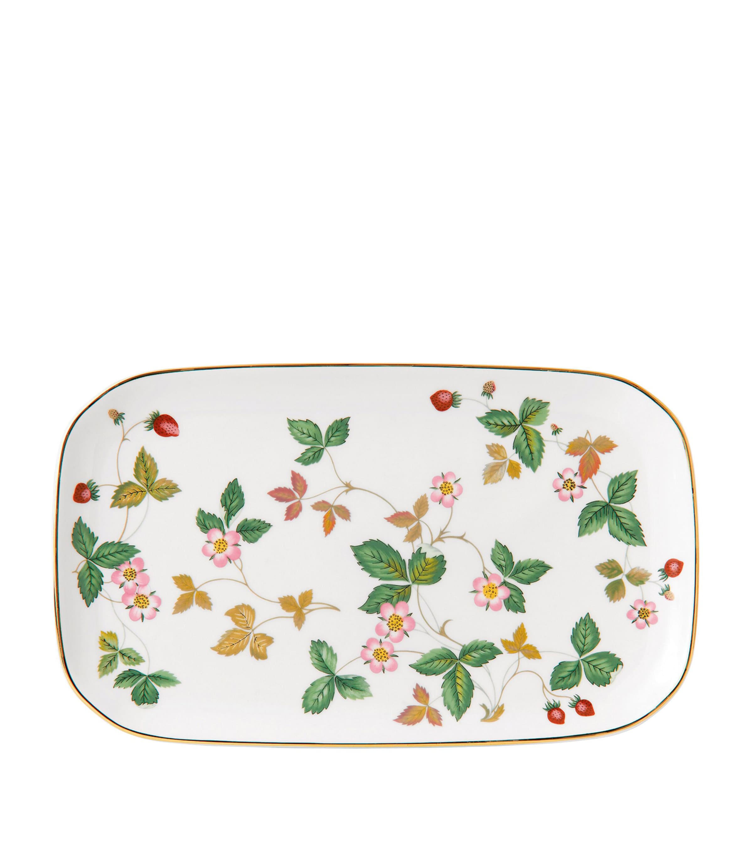 Wedgwood Wild Strawberry Sandwich Tray 25cm (British brand)