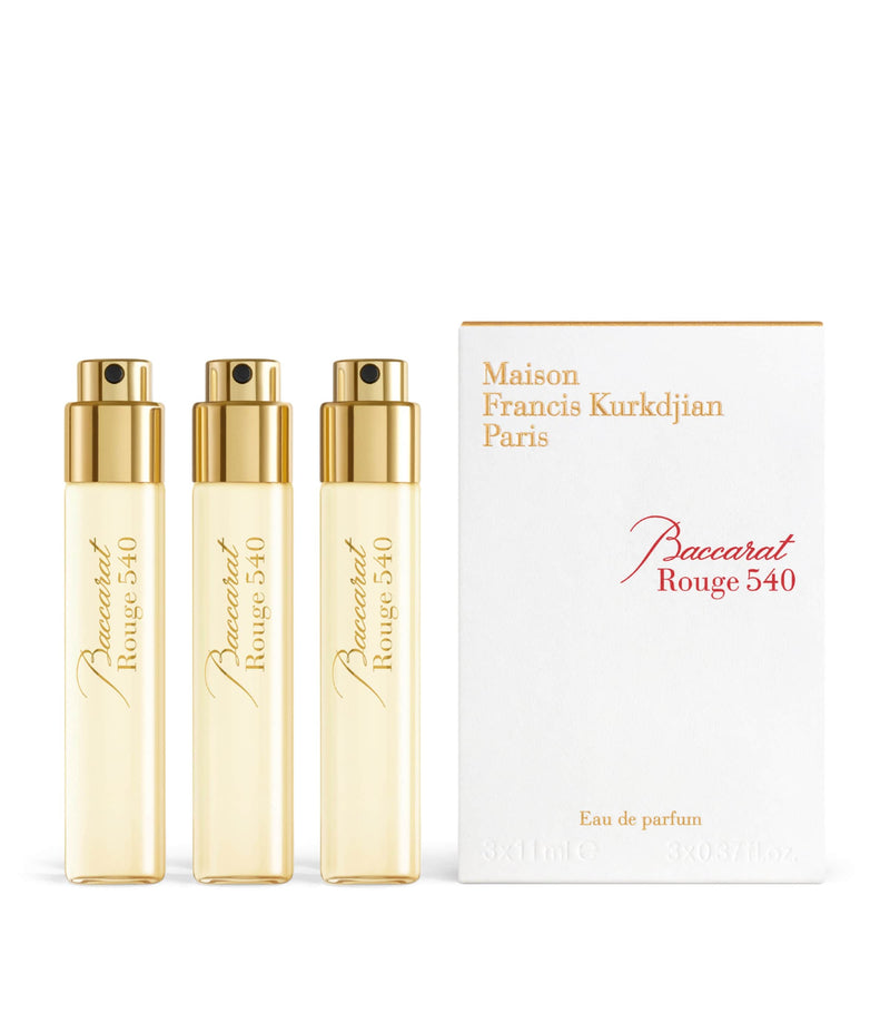 Maison Francis Kurkdjian Baccarat Rouge 540 perfume refills 3x11ml UK import