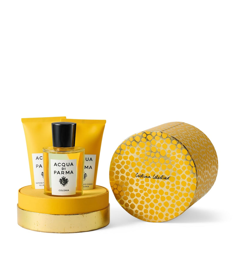 Acqua di Parma Colonia eau de cologne gift set with hand and body wash and lotion - British product