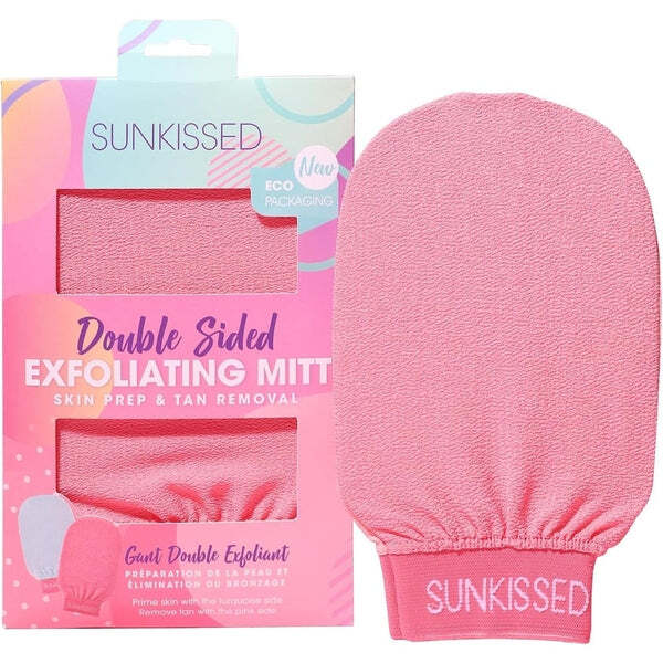 Sunkissed exfoliating mitt double sided (British brand)