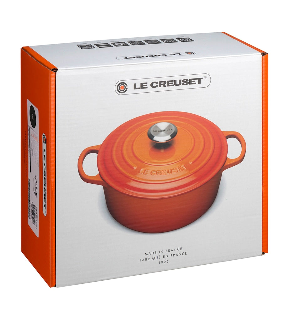 Le Creuset cast iron round casserole dish 30cm, UK version