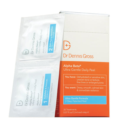 Ultra Gentle Exfoliating Face Peel with Botanicals and Acids, 30 Packs