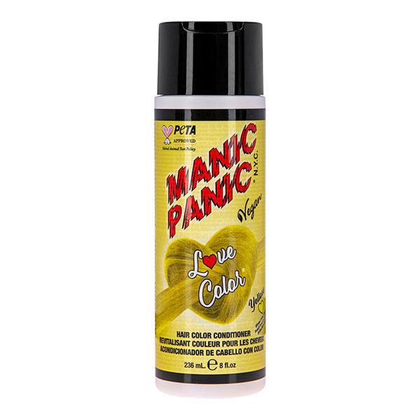 Manic Panic Colour Depositing Conditioner Yellow Heart, imported from the UK
