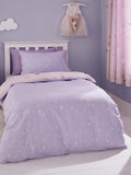 Catherine Lansfield reversible duvet cover set pink dancing fairies design - British product