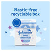 Johnson's Baby Cotton Buds 200 Pack Paper Sticks, UK version