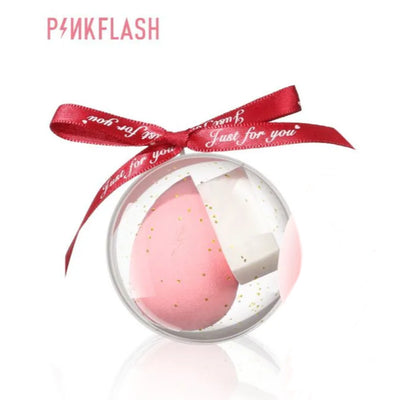 Pink Flash Makeup Blender Beauty Sponge Set Bevel Triangle Pack