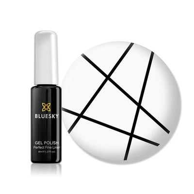 Bluesky Perfect Fine Liner Black Chalk Nail Art Marker Pen