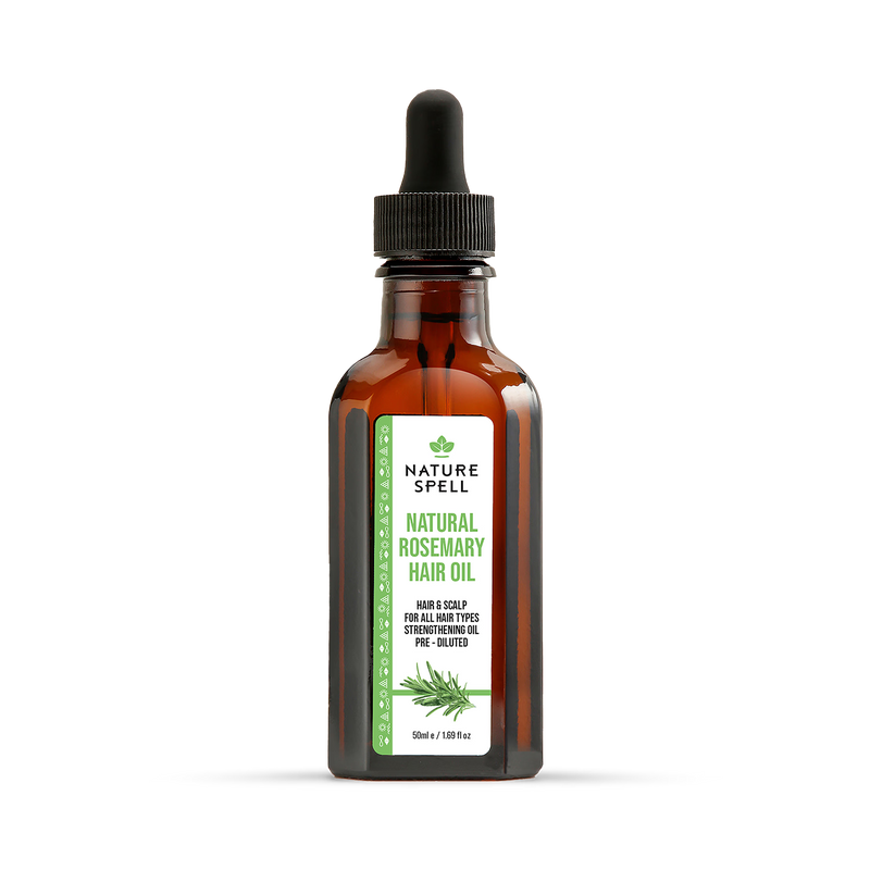 Nature Spell Rosemary Hair Oil Travel Size 50ml, imported from the UK