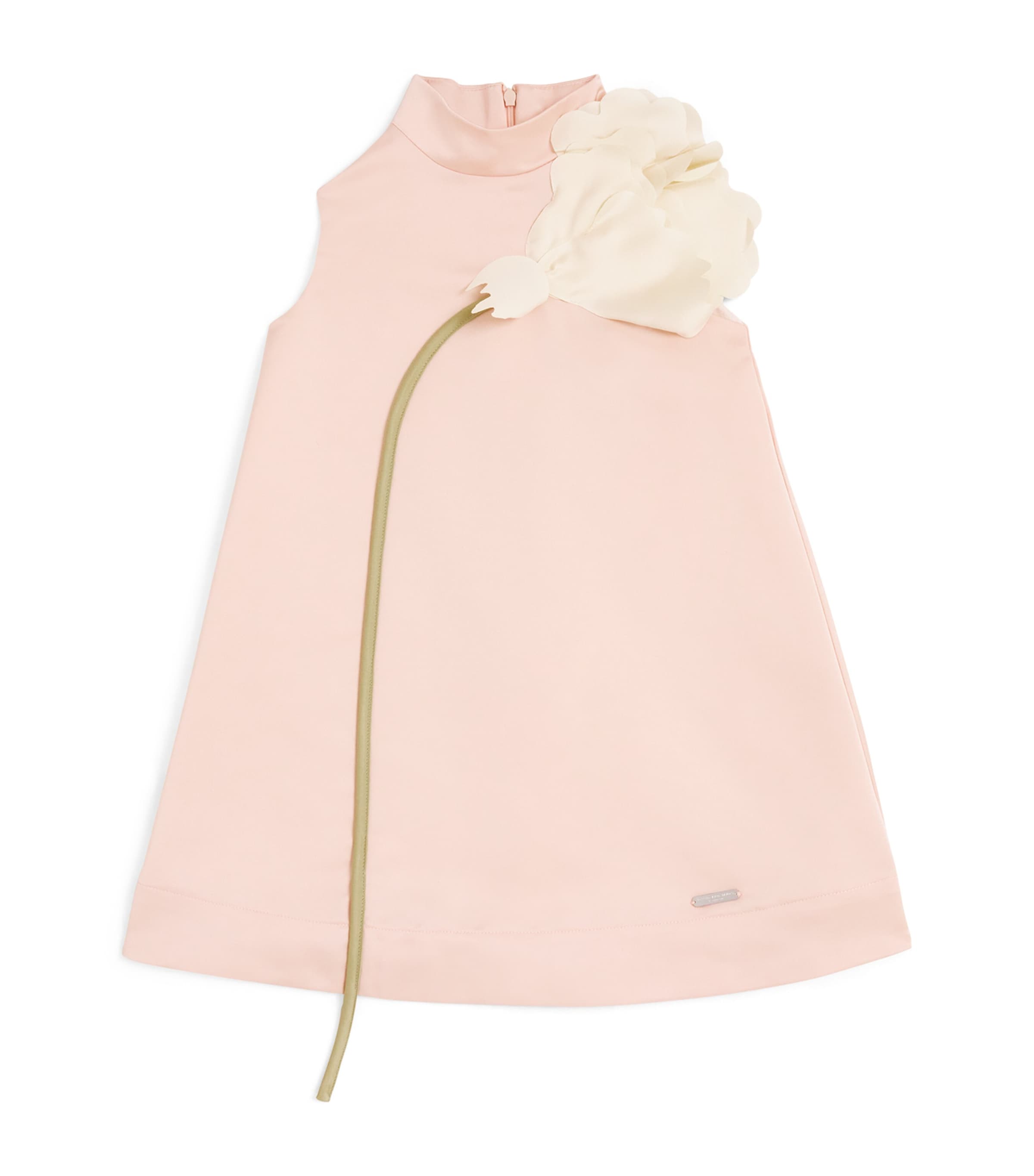 Jessie and James children's satin dress with floral details (3-8 years), UK version