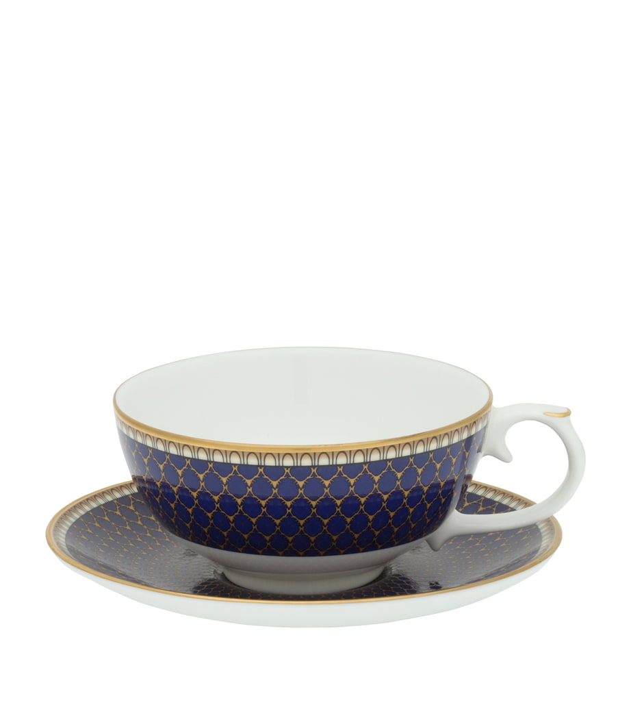 Halcyon Days Antler Trellis tea set, UK version