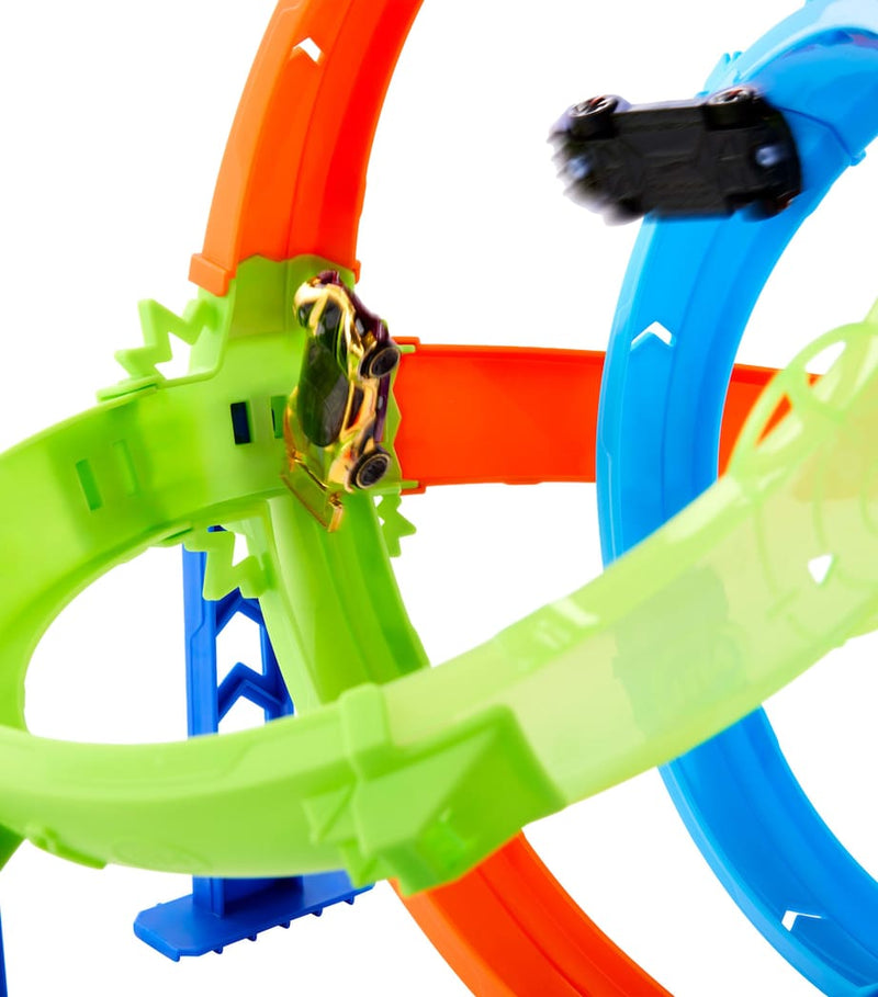Hot Wheels Hot Wheels Stunt Tracks Rapid Launch Cyclone Set