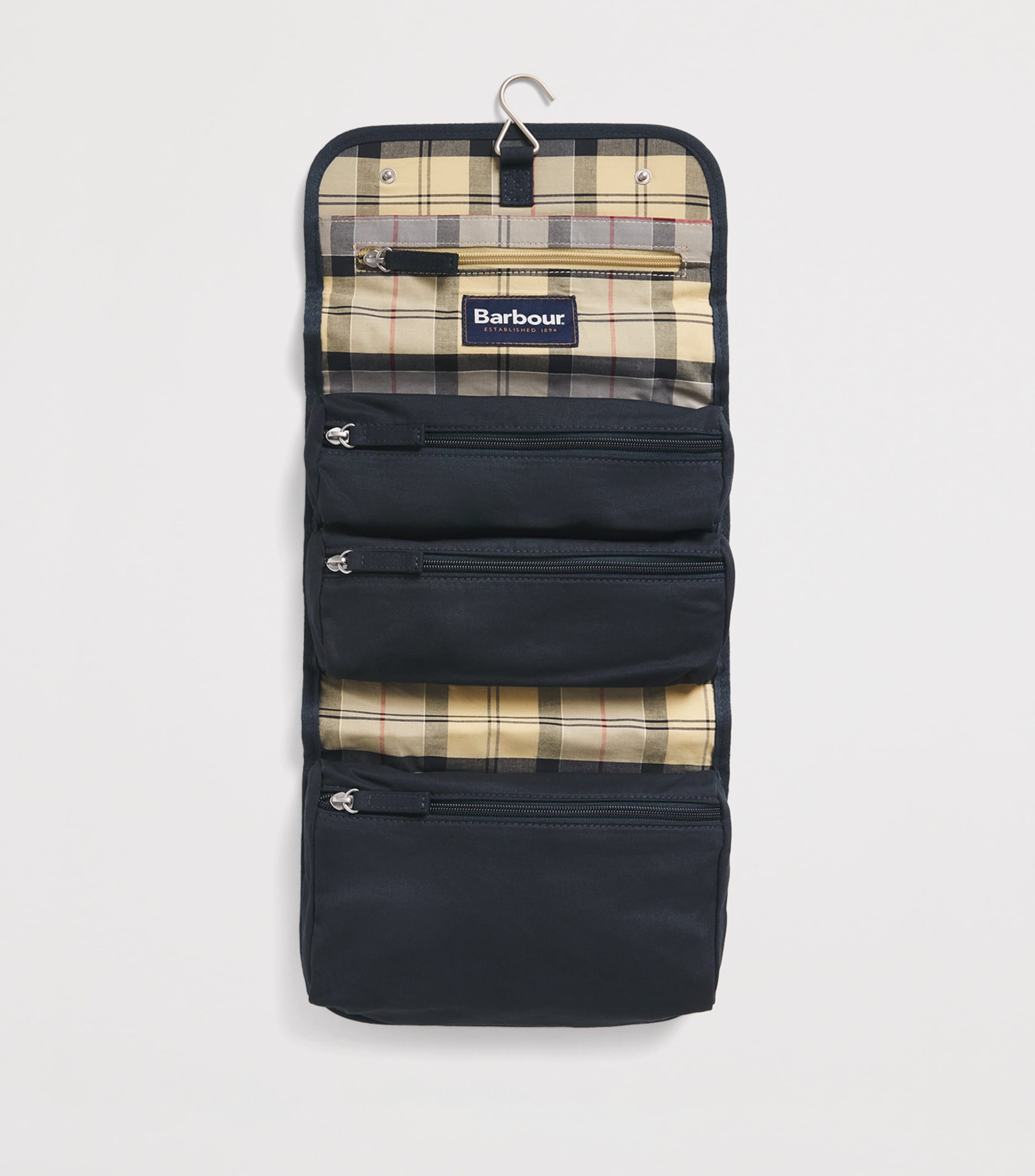 Barbour Hanging Wash Bag - British product