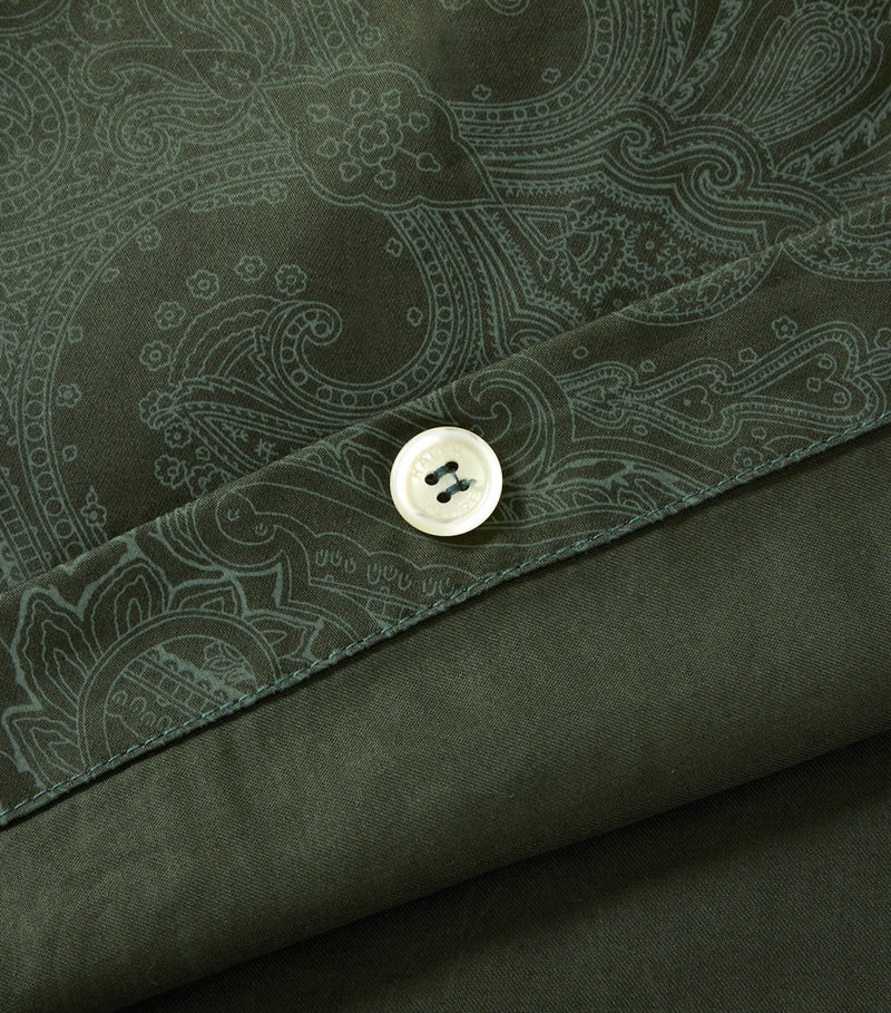 Ralph Lauren Doncaster double duvet cover with paisley pattern, 200cm x 200cm, imported from the UK